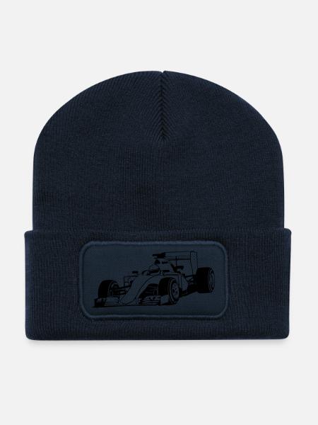 - Motorsports - Recycled Patch Beanie - french navy