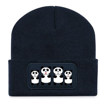Jahrestag. Jubiläumsdekade. Humor. komisch - Recycelte Patch Beanie - French Navy - Vorne