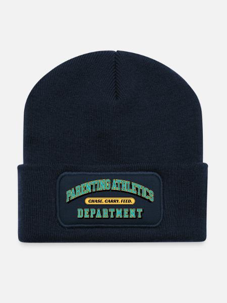 Parenting Athletics Department - Parent Design - Recycled Patch Beanie - french navy