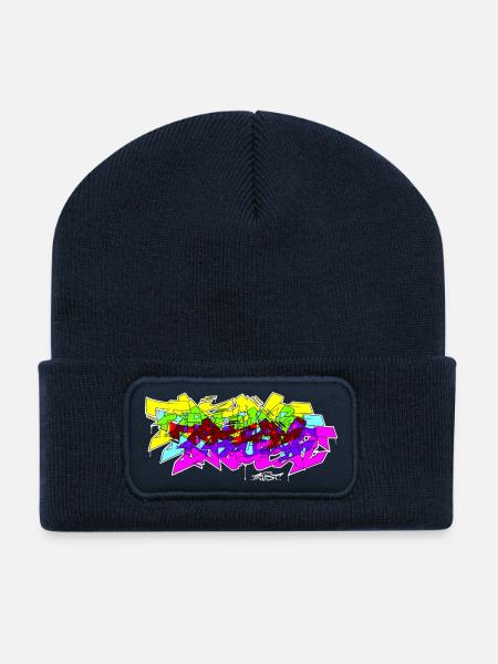 Spectrum Graffiti - Recycelte Patch Beanie - French Navy