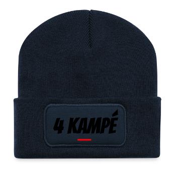 4 kampé - Recycled Patch Beanie - french navy - Front