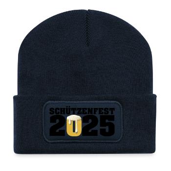 Schützenfest 2025 - Recycelte Patch Beanie - French Navy - Vorne
