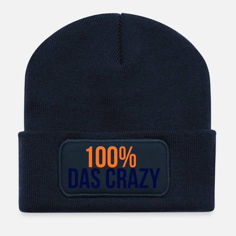 GIUDAN Jugendwort 25 Collection - 100% das Crazy - Recycelte Patch Beanie - French Navy