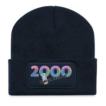 2000 – Hipper and mobile lifestyle - Recycled Patch Beanie - french navy - Front