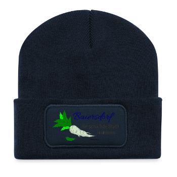 Baiersdorf - Recycled Patch Beanie - french navy - Front