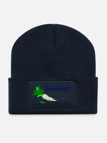 Baiersdorf - Recycled Patch Beanie - french navy