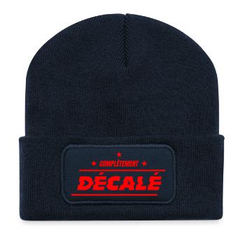 COMPLETELY OFFBEAT! - Recycled Patch Beanie - french navy - Front