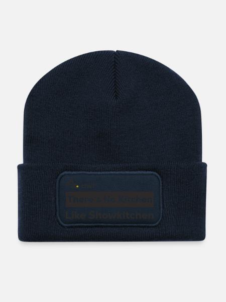 2b chef - Recycelte Patch Beanie - French Navy