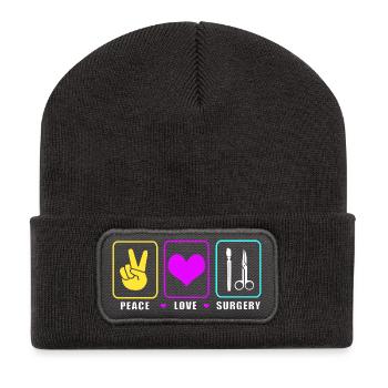 Surgeon Surgery CTA - Recycled Patch Beanie - dark grey - Front