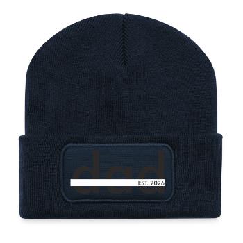 Dead EST 2026 Graphic - Recycelte Patch Beanie - French Navy - Vorne