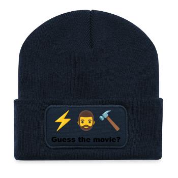 Die Schmiede des Donnergottes - Recycelte Patch Beanie - French Navy - Vorne