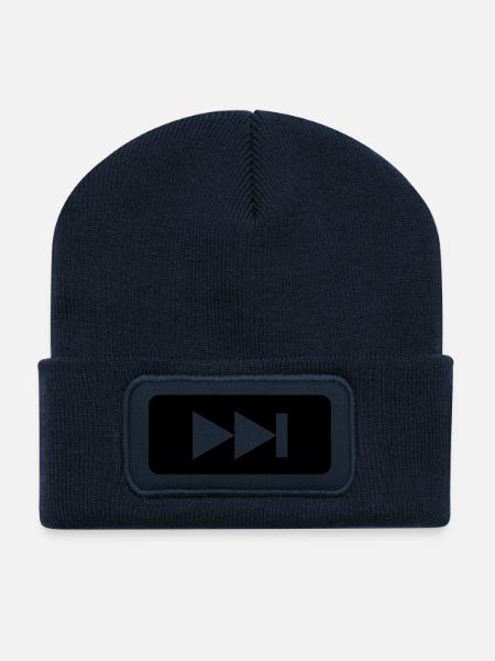 Music,DJ,Forward,DVD - Recycled Patch Beanie - french navy