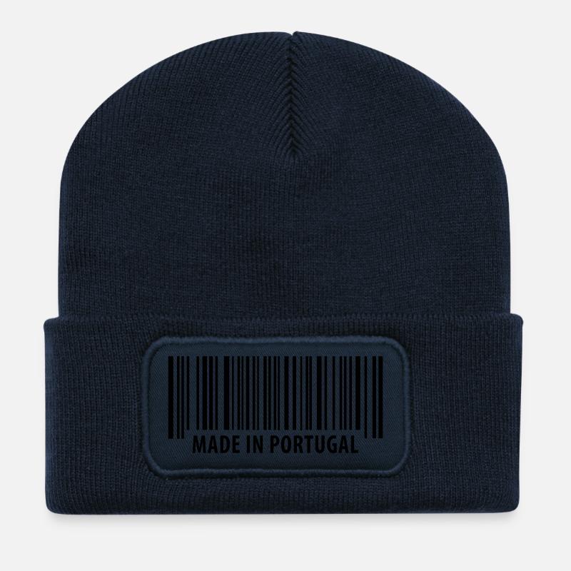 Made in Portugal - Recycled Patch Beanie - french navy
