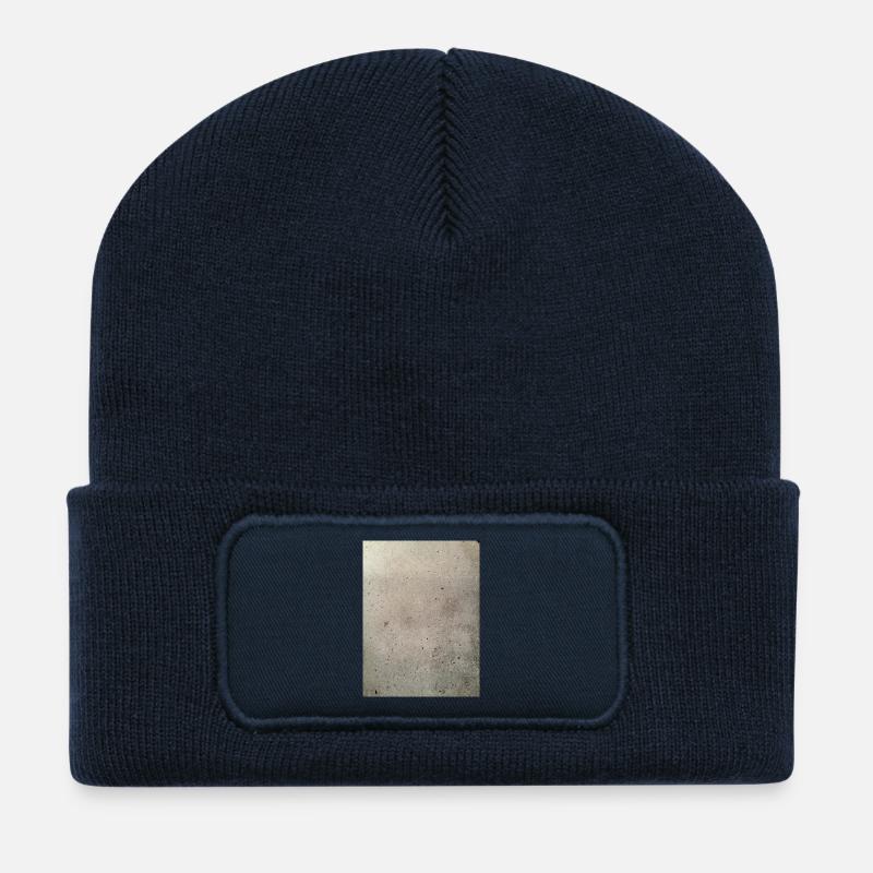 Vintage Beton Mauer - Recycelte Patch Beanie - French Navy