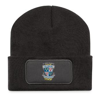 PICARD-NEWW4000.png - Beanie recyclé à patch - charbon - Devant