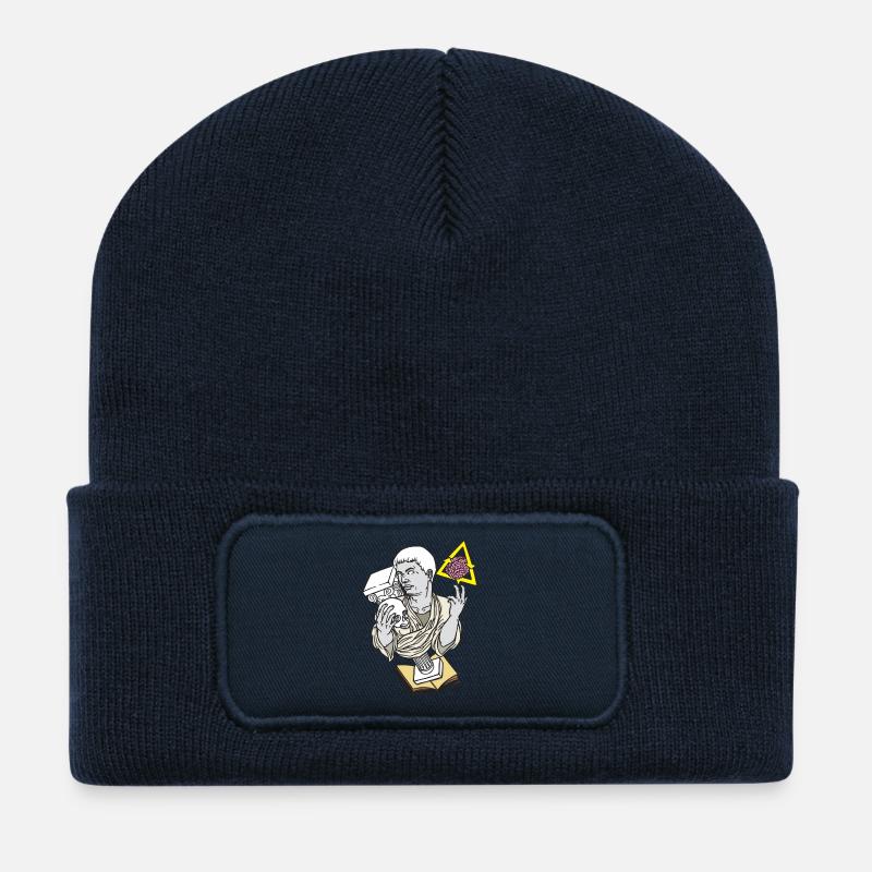 Statue swag - Recycelte Patch Beanie - French Navy