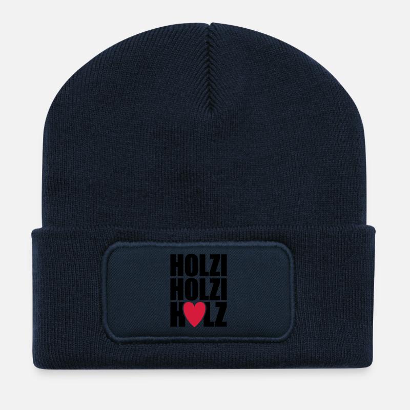 Holzi Holzi Holz - Recycelte Patch Beanie - French Navy