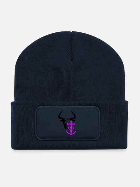 camargue - Recycelte Patch Beanie - French Navy