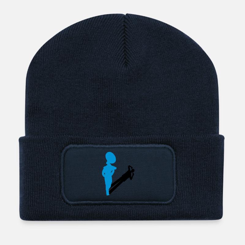 sousaphone - Recycelte Patch Beanie - French Navy