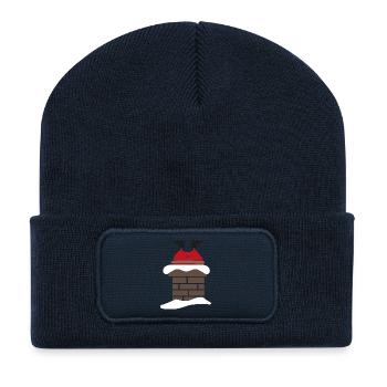 Christmas - Recycled Patch Beanie - french navy - Front