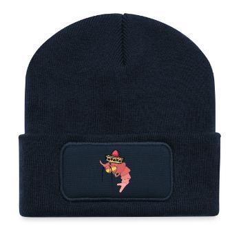 Mexican shrimp - Recycled Patch Beanie - french navy - Front