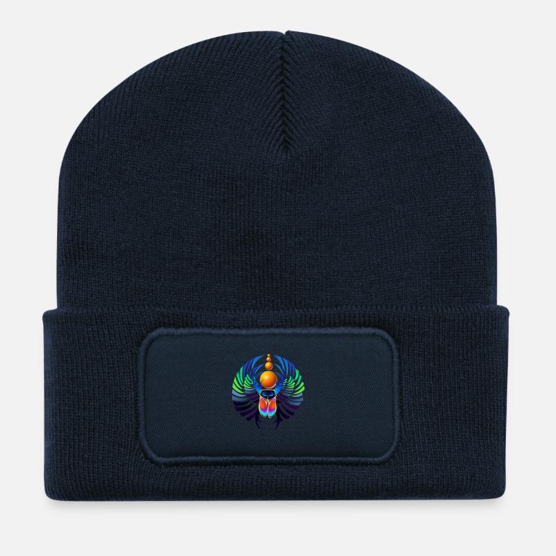 Hot Scarab - Recycelte Patch Beanie - French Navy