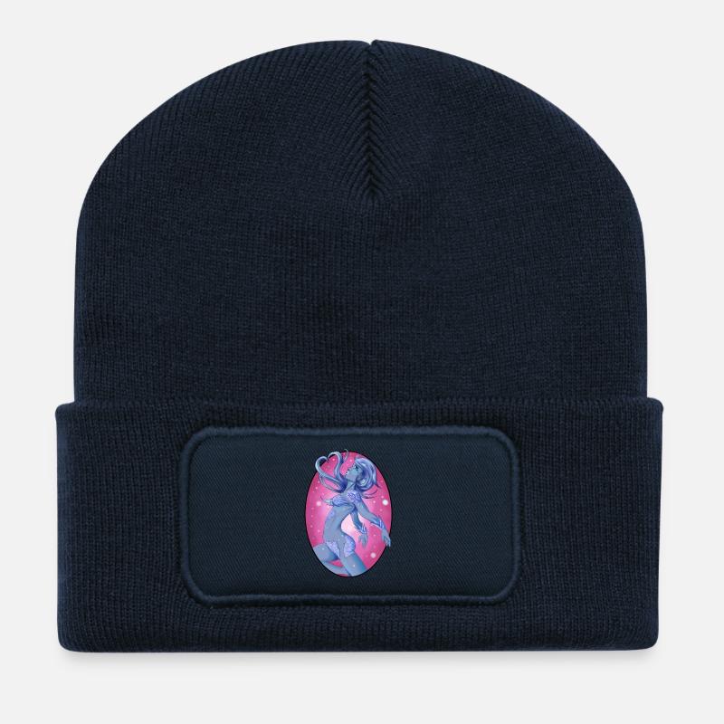 Danse froide - Beanie recyclé à patch - bleu marine