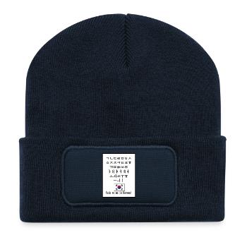 Talk to me in Korean - Recycled Patch Beanie - french navy - Front