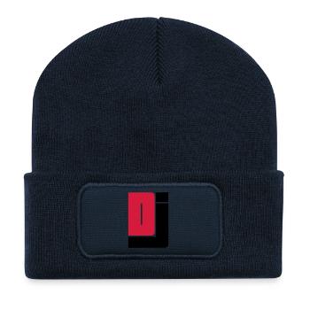 DJ - Recycled Patch Beanie - french navy - Front
