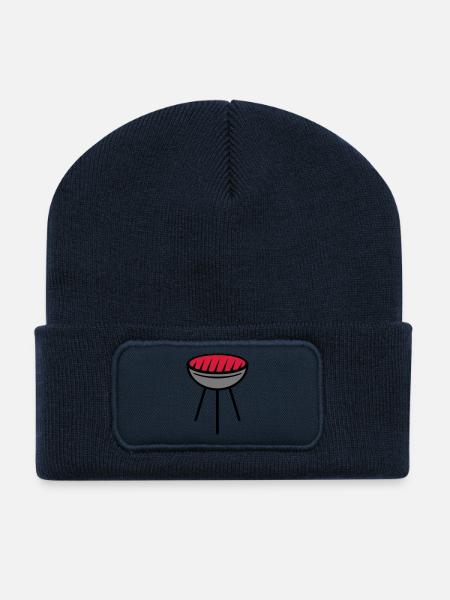 Grill - Recycelte Patch Beanie - French Navy