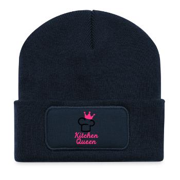 Kitchen Queen - Recycled Patch Beanie - french navy - Front