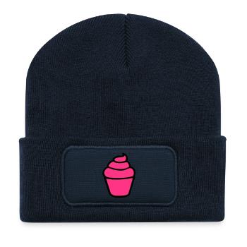 cupcake - Recycled Patch Beanie - french navy - Front