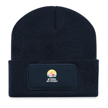 Strand-Weihnachtsmann-Cocktails - Recycelte Patch Beanie - French Navy - Vorne