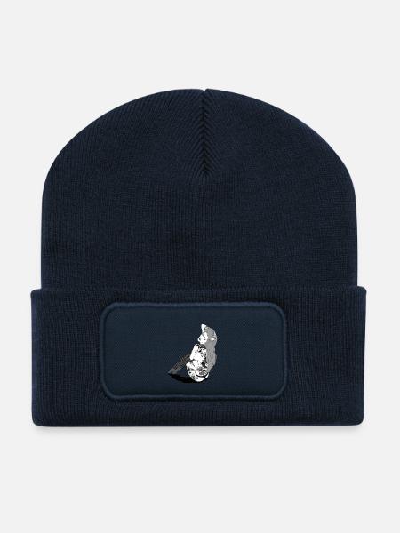882EB5CC 391F 4E34 A595 06EB4ADAD40E - Recycelte Patch Beanie - French Navy