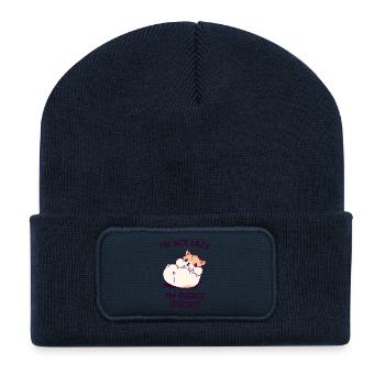 Hamster Cuddly Toy Pets Statement Pet - Recycled Patch Beanie - french navy - Front