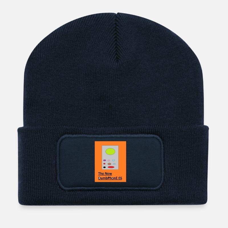 The New DumbPhone 6S Retro - Recycelte Patch Beanie - French Navy