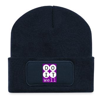 Does Good 👍 - Recycled Patch Beanie - french navy - Front