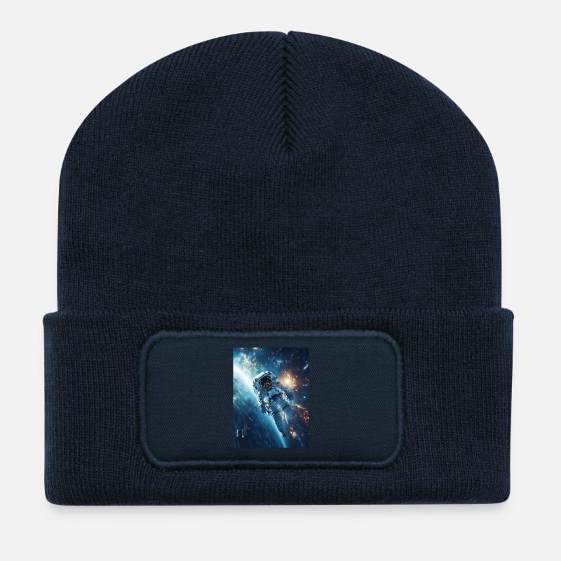 Lost in Space 1 5 - Recycelte Patch Beanie - French Navy