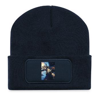 Lost in Space 1 3 - Recycled Patch Beanie - french navy - Front