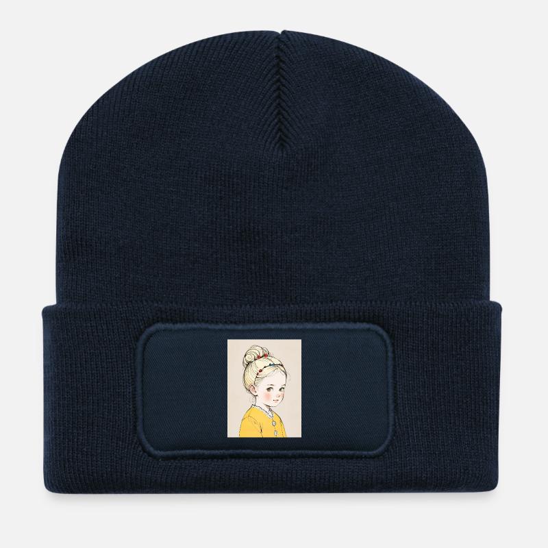 Innocence in Bloom - Recycled Patch Beanie - french navy