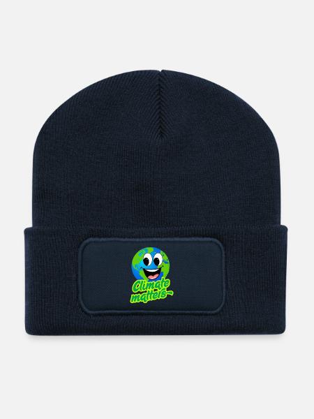 CLIMATE MATTERS - Recycled Patch Beanie - french navy