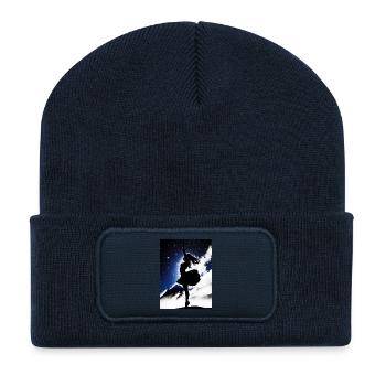 SWS GIRL IN SPACE - Recycled Patch Beanie - french navy - Front