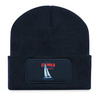 Route du Rhum - Régate de Saint-Malo - Beanie recyclé à patch - bleu marine - Devant