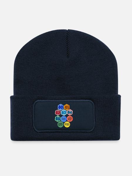Zurück zu den 80er - 80er Jahren Autoaufkleber - Recycelte Patch Beanie - French Navy