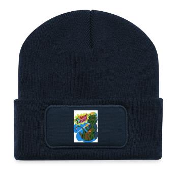 Eat sleep repeat - Recycled Patch Beanie - french navy - Front