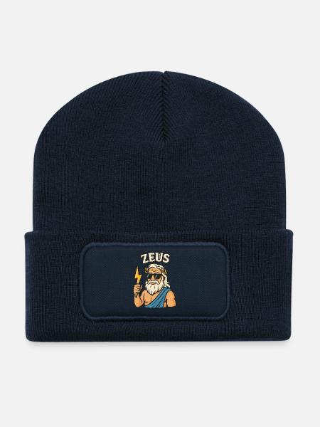 Zeus - Recycelte Patch Beanie - French Navy