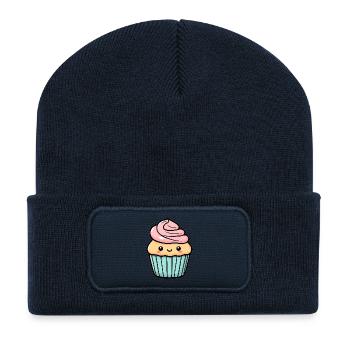 Cupcake - Recycelte Patch Beanie - French Navy - Vorne