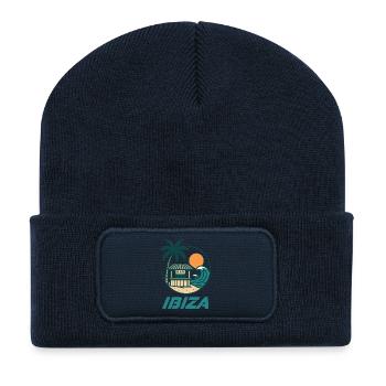 insel ibiza strandbar - Recycelte Patch Beanie - French Navy - Vorne