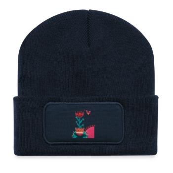 Colourful summer - Recycled Patch Beanie - french navy - Front