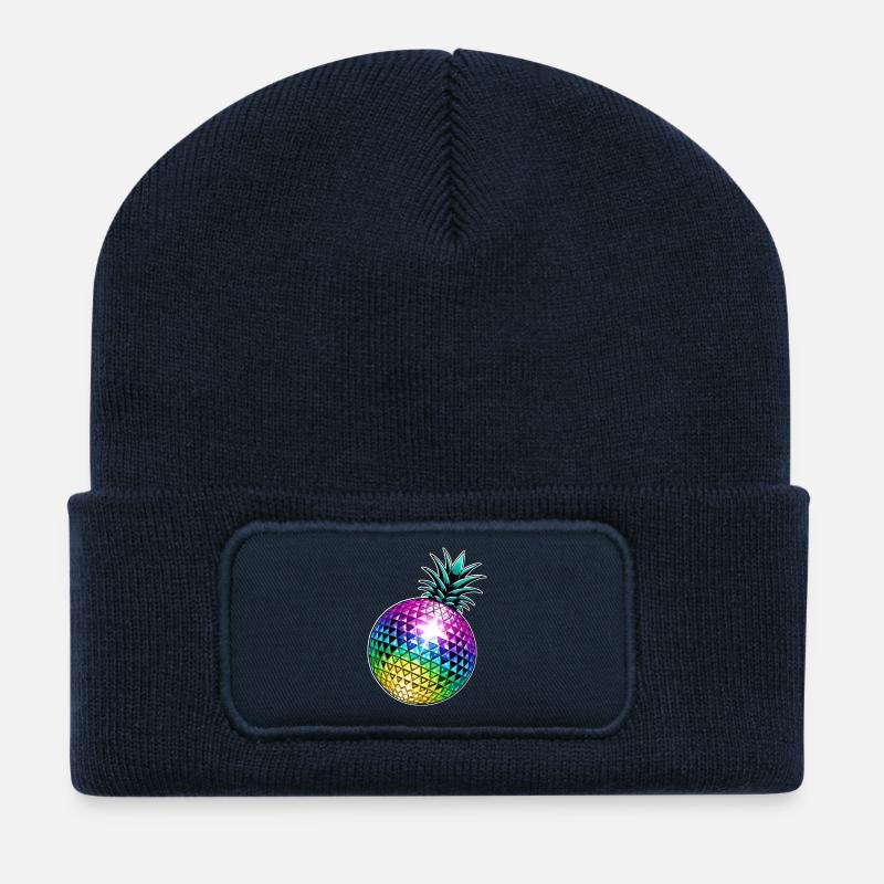 Ananas Disco - Recycelte Patch Beanie - French Navy